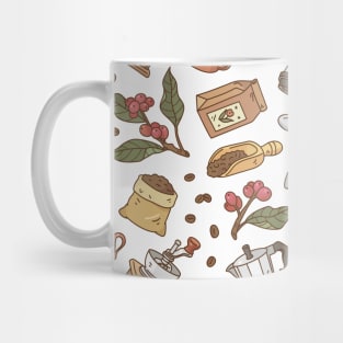 Coffee Time Pattern Mug